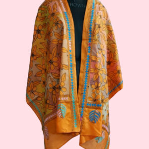 Unique Reverse Kantha Stole 02