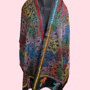 Unique Reverse Kantha Stole 05